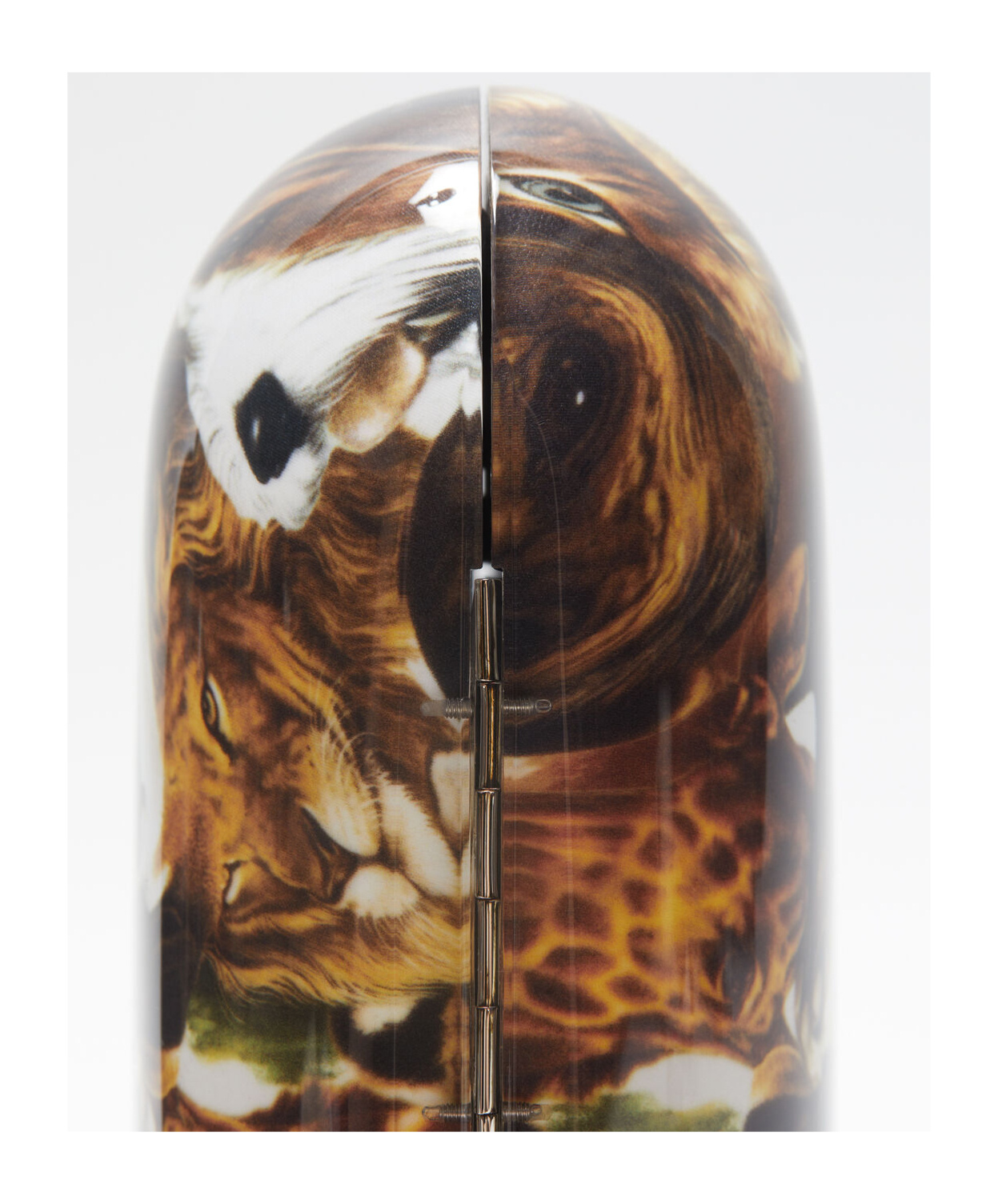 Shop Acne Studios Animal-print Clutch In Multicolor