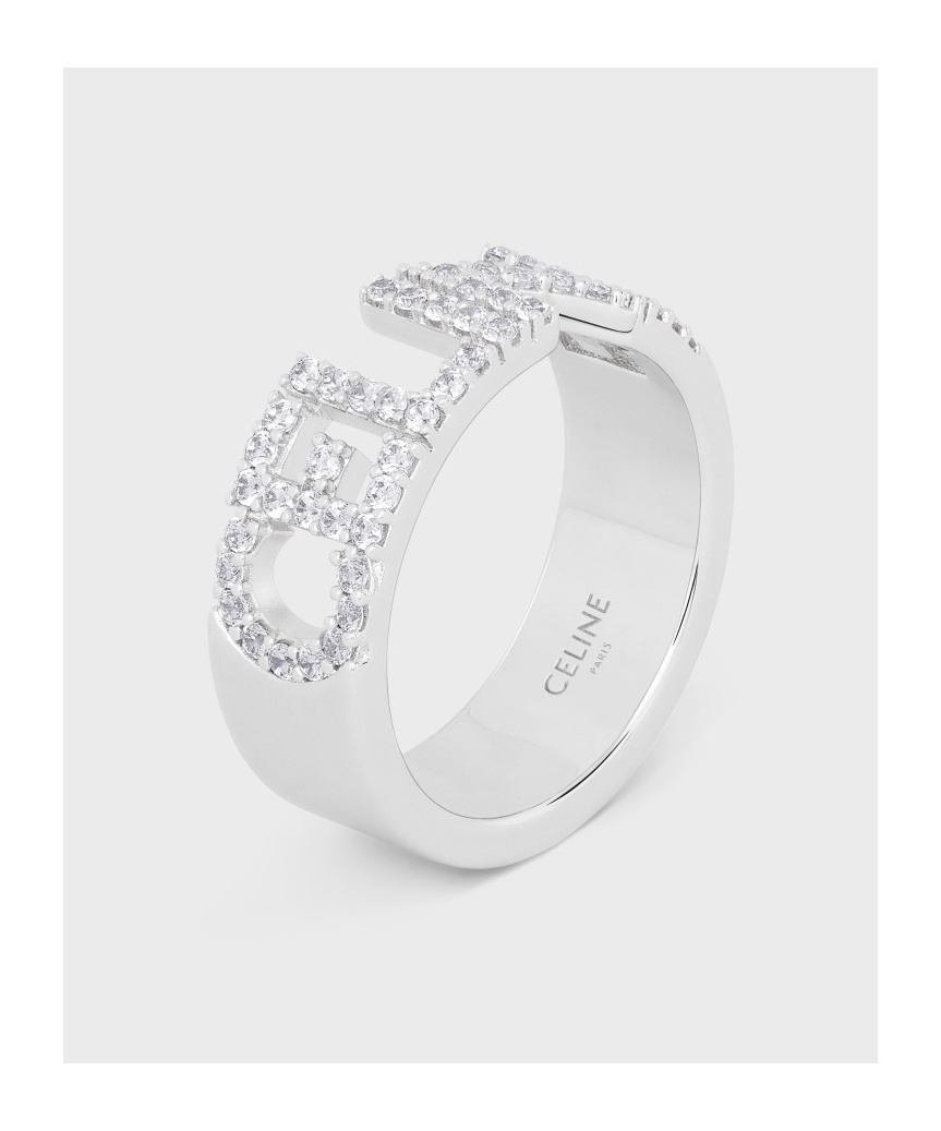 Celine Monochroms Ring In White