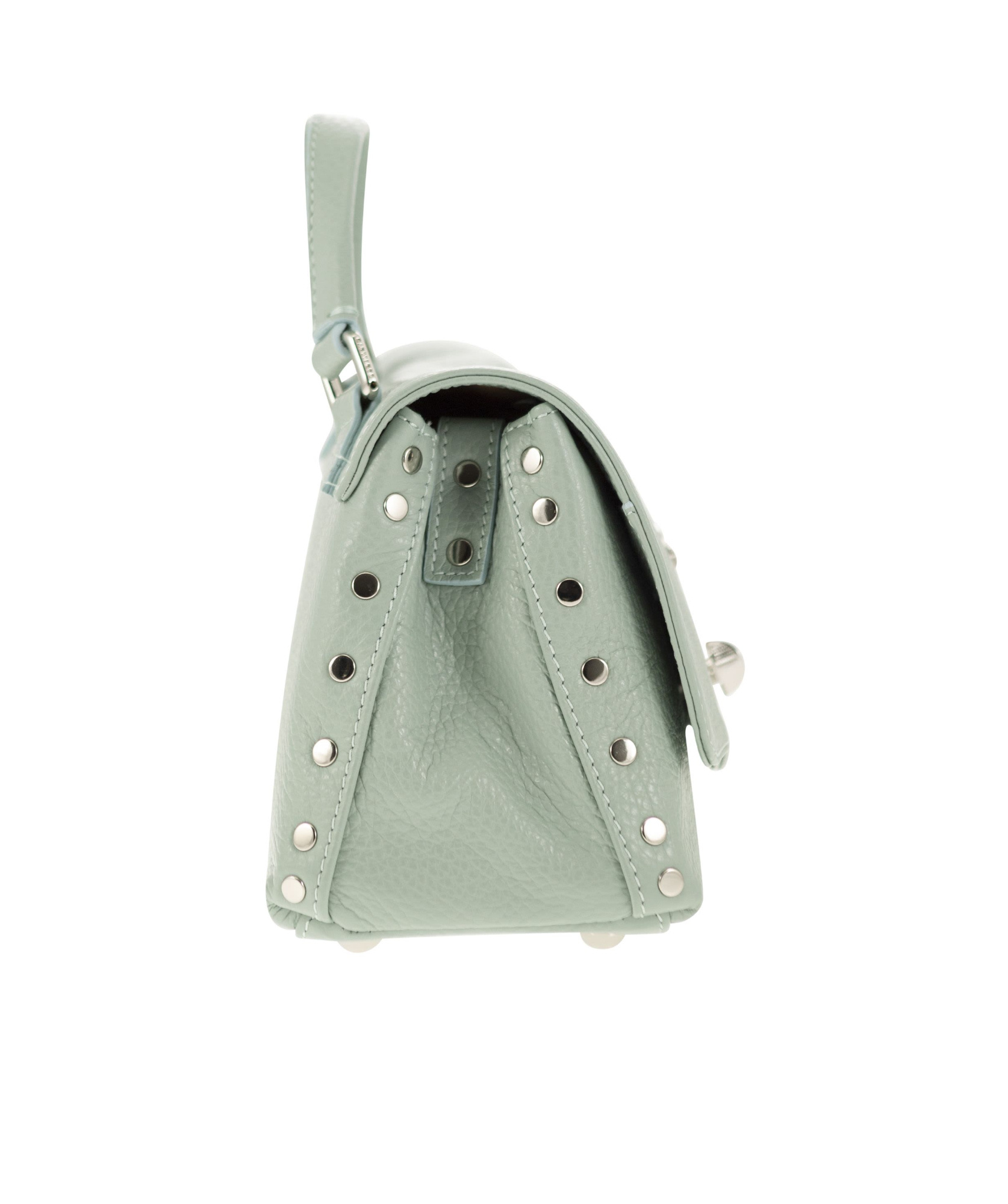 Zanellato Flip Shoulder Bag In Green