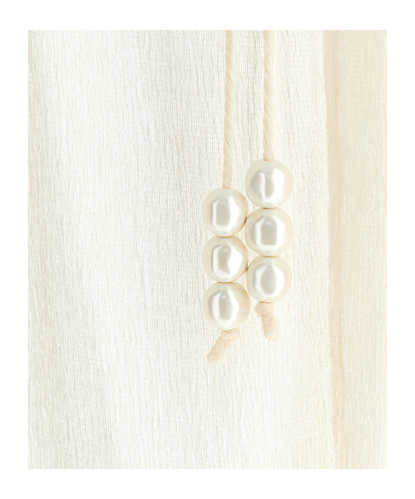 Magda Butrym Asymmetrical Embellished Maxi Skirt In White