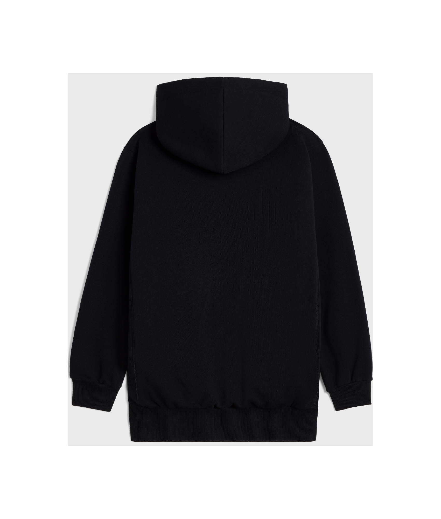Celine Pull Rope Hooded Sweater In Black