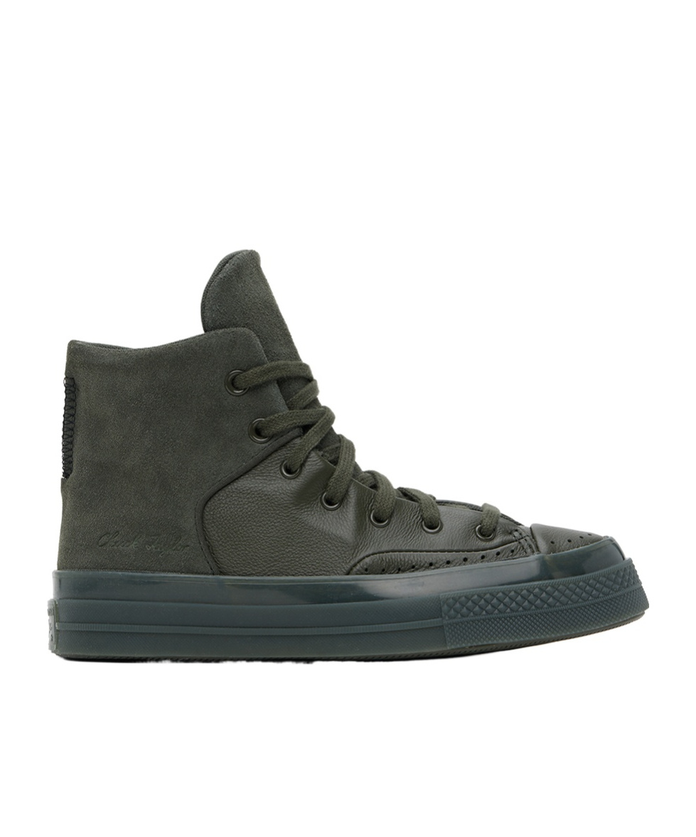 Converse Logo Decorated High-top Board Shoes In Black