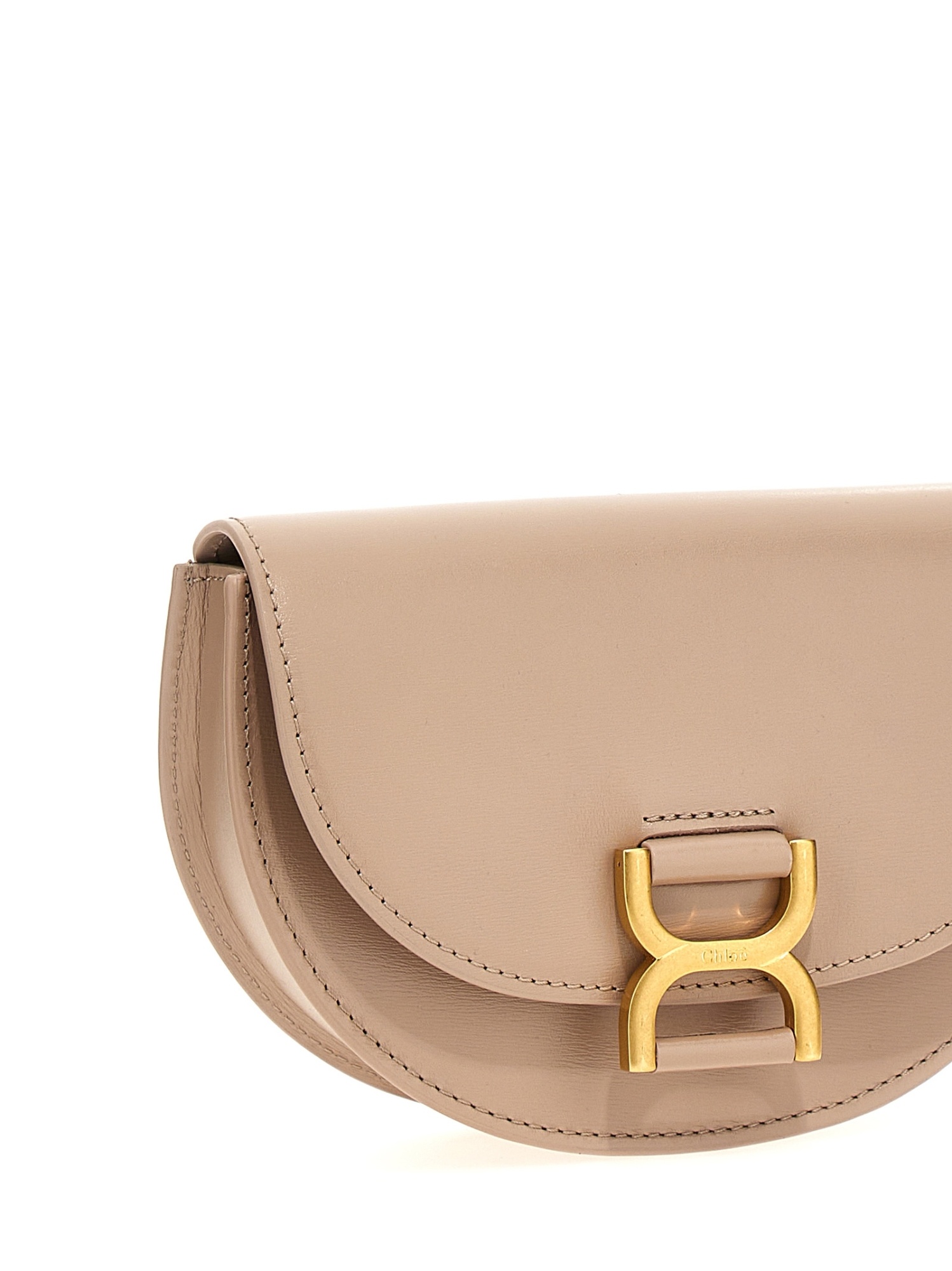 Chloé Mini Flip Bag In Nude