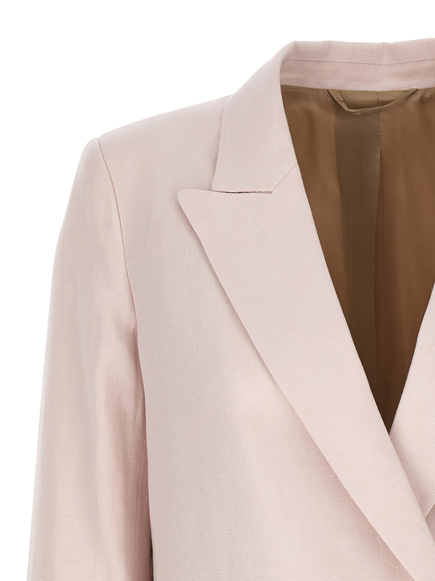 Blazé Milano "sun At Noon" Jacket In Nude