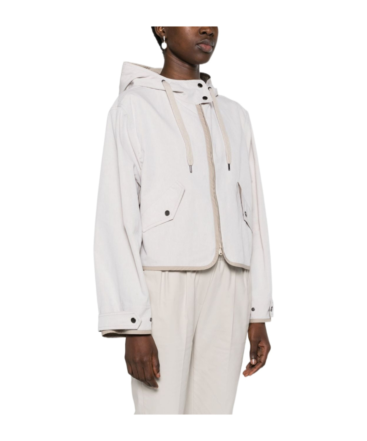 Brunello Cucinelli Coats White In White