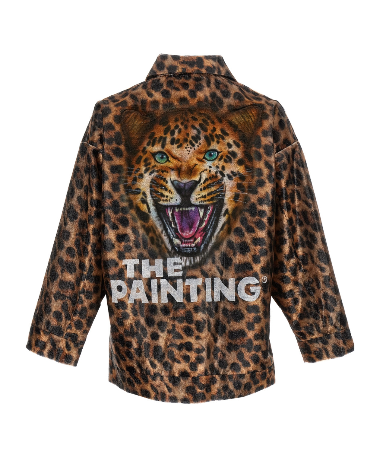 Doublet Men's Summer Fur Hand-painted Jacket In Black