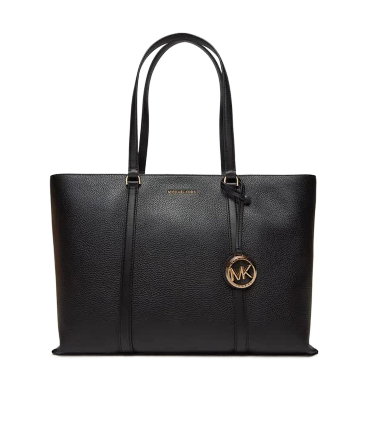 Michael Kors `temple` Large Tote Bag In Black