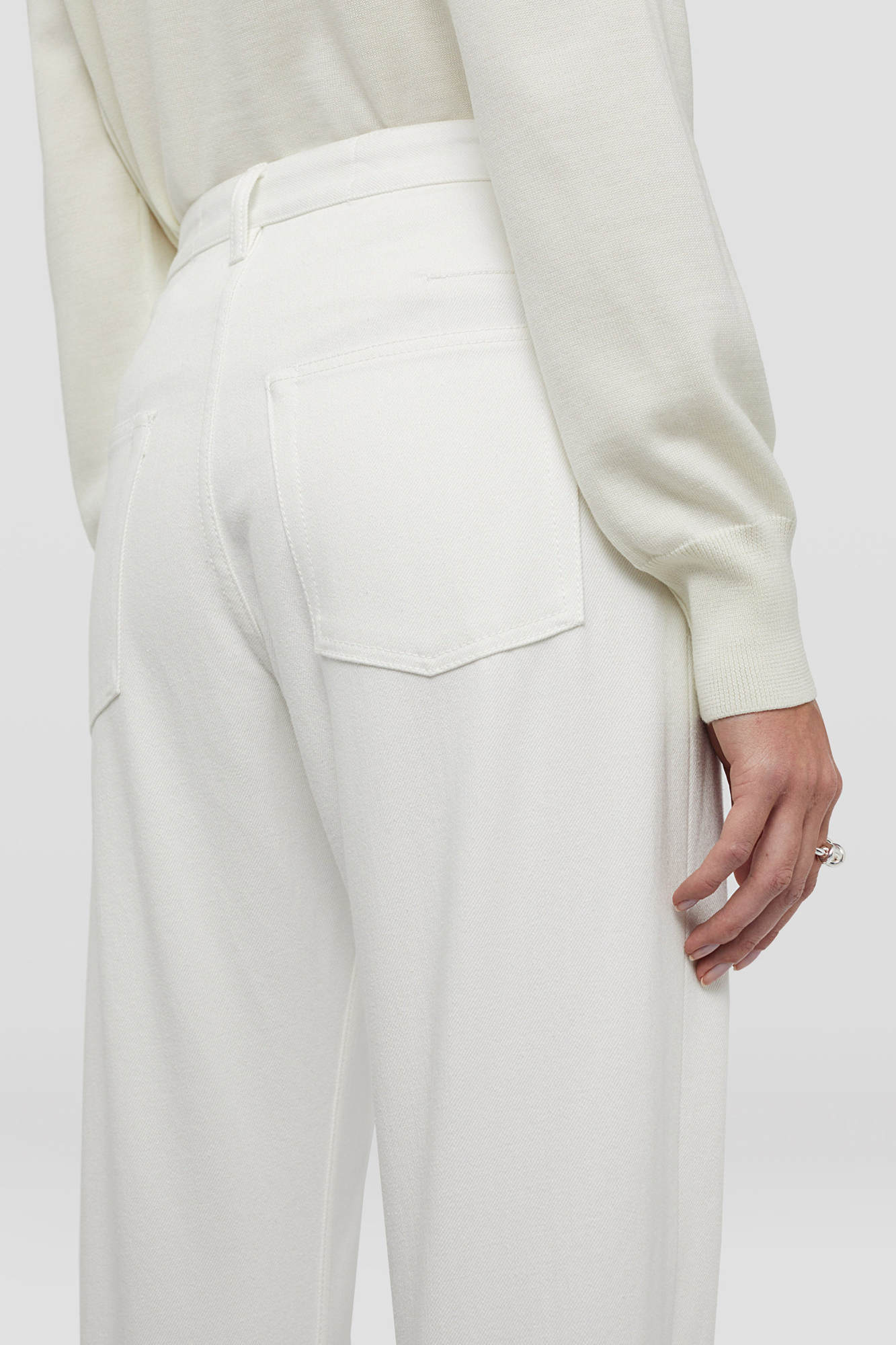 Jil Sander Jeans In White