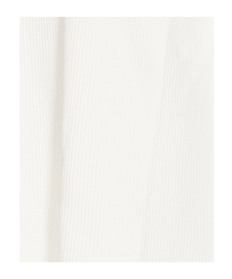 Shop Attico Shoulder-padded Waflle-effect T-shirt In White