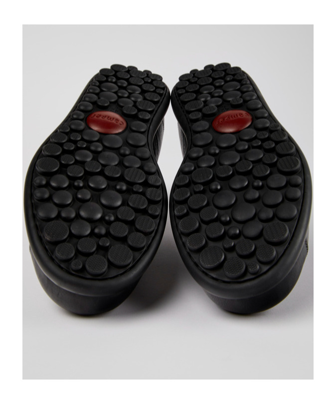 Camper Ariel Low-top Leather Sneakers In Black