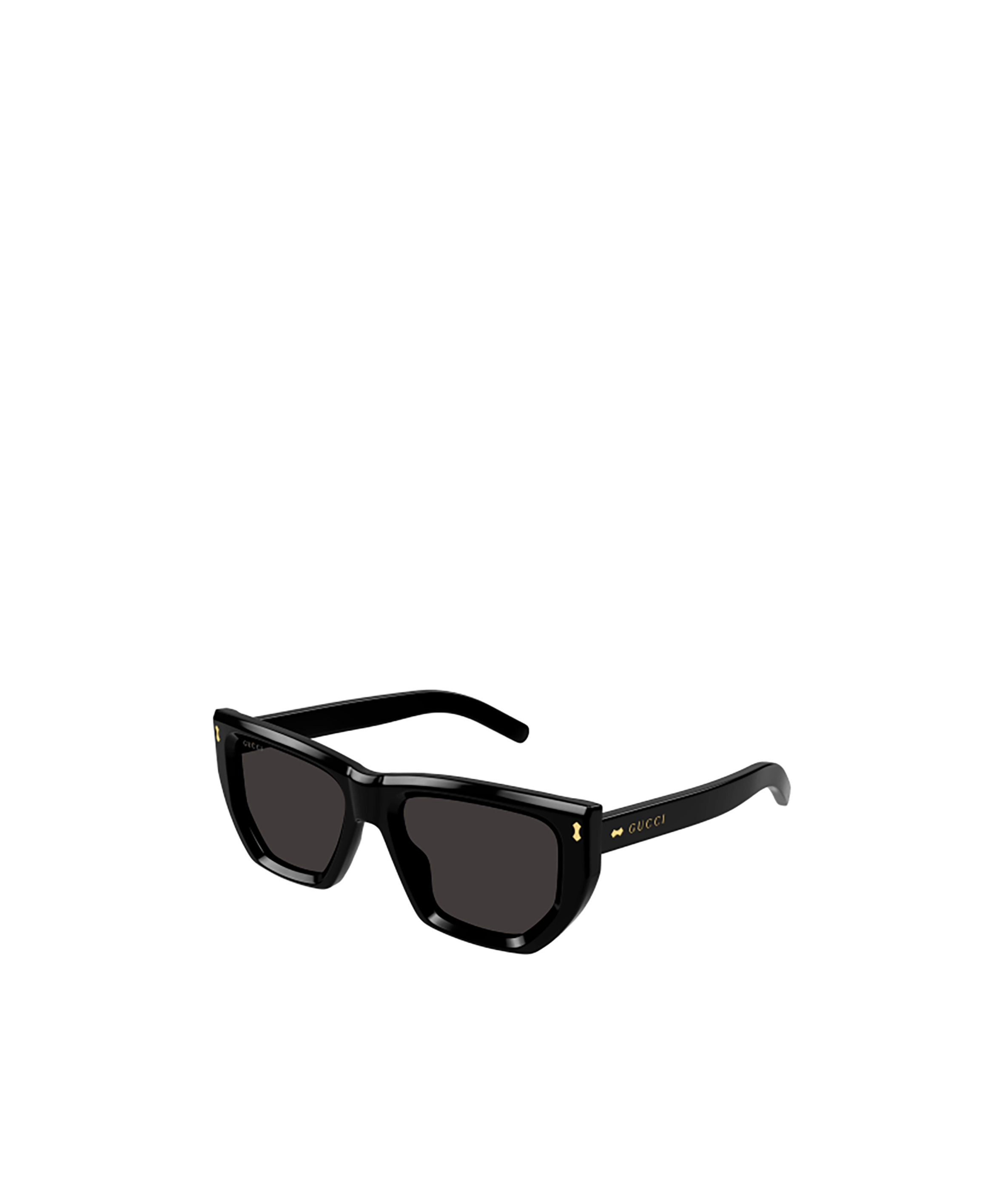 Gucci Geometric-frame Sunglasses In Black