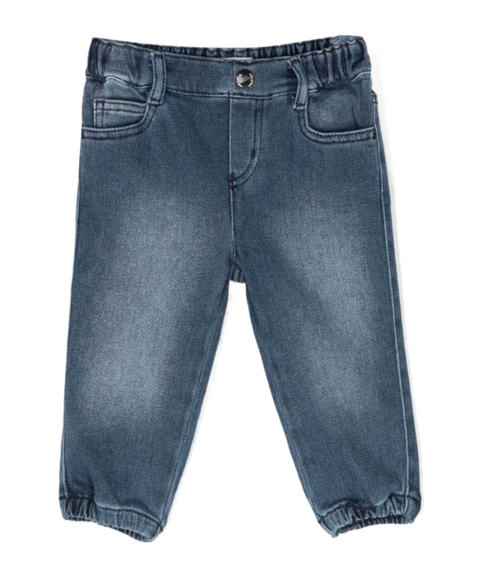 Emporio Armani Pantalone 5 Tasche In Blue