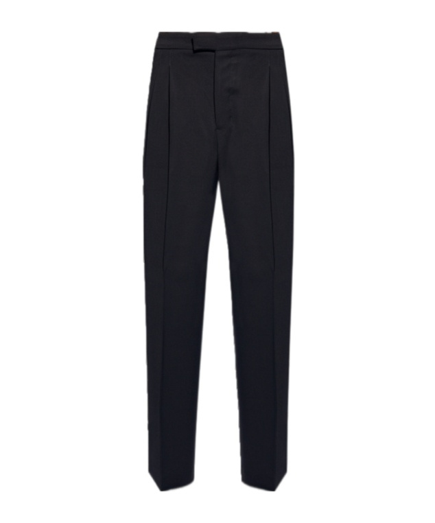AMI ALEXANDRE MATTIUSSI AMI PLEATED WIDE-LEG TAILORED TROUSERS