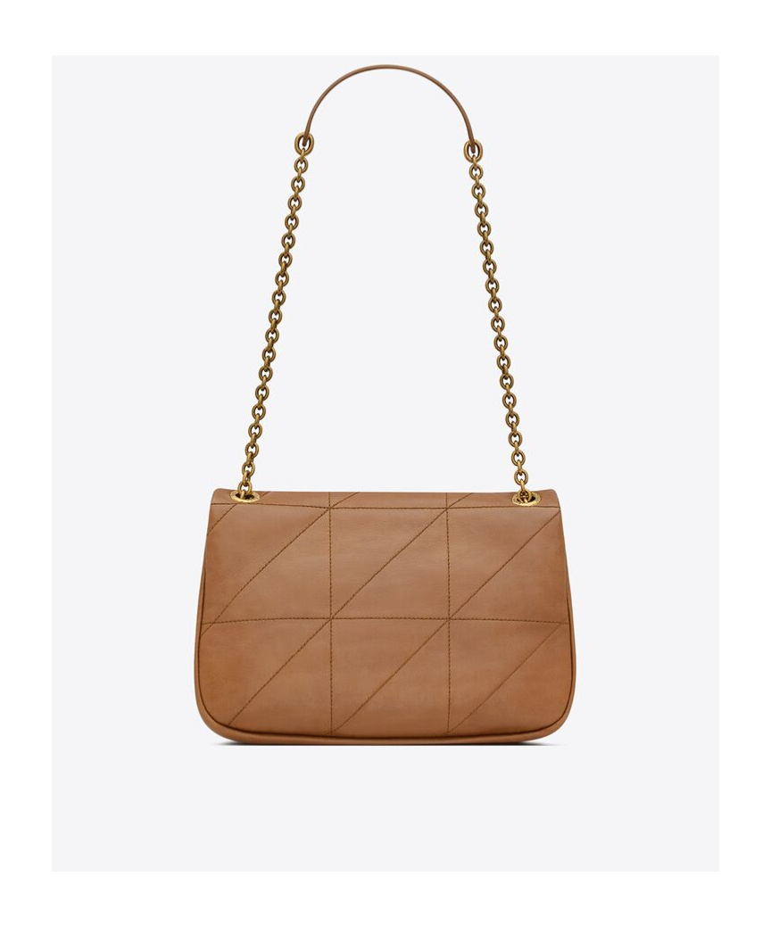 Saint Laurent Jamie Leather Shoulder Bag In Brown