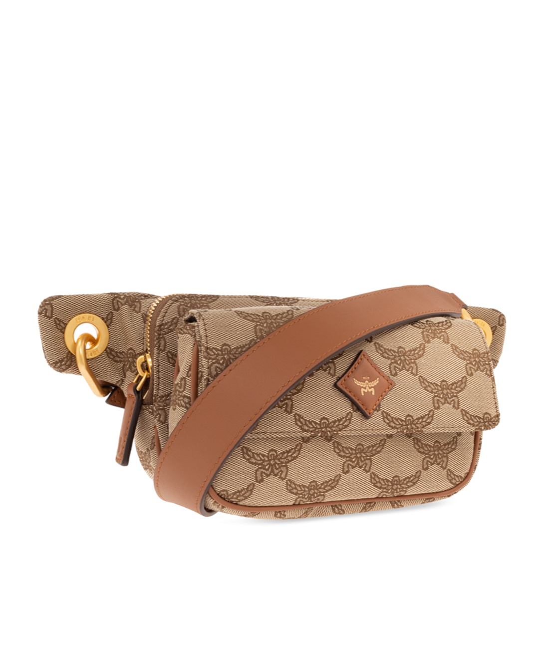 Mcm Emblem Pocket In Brown