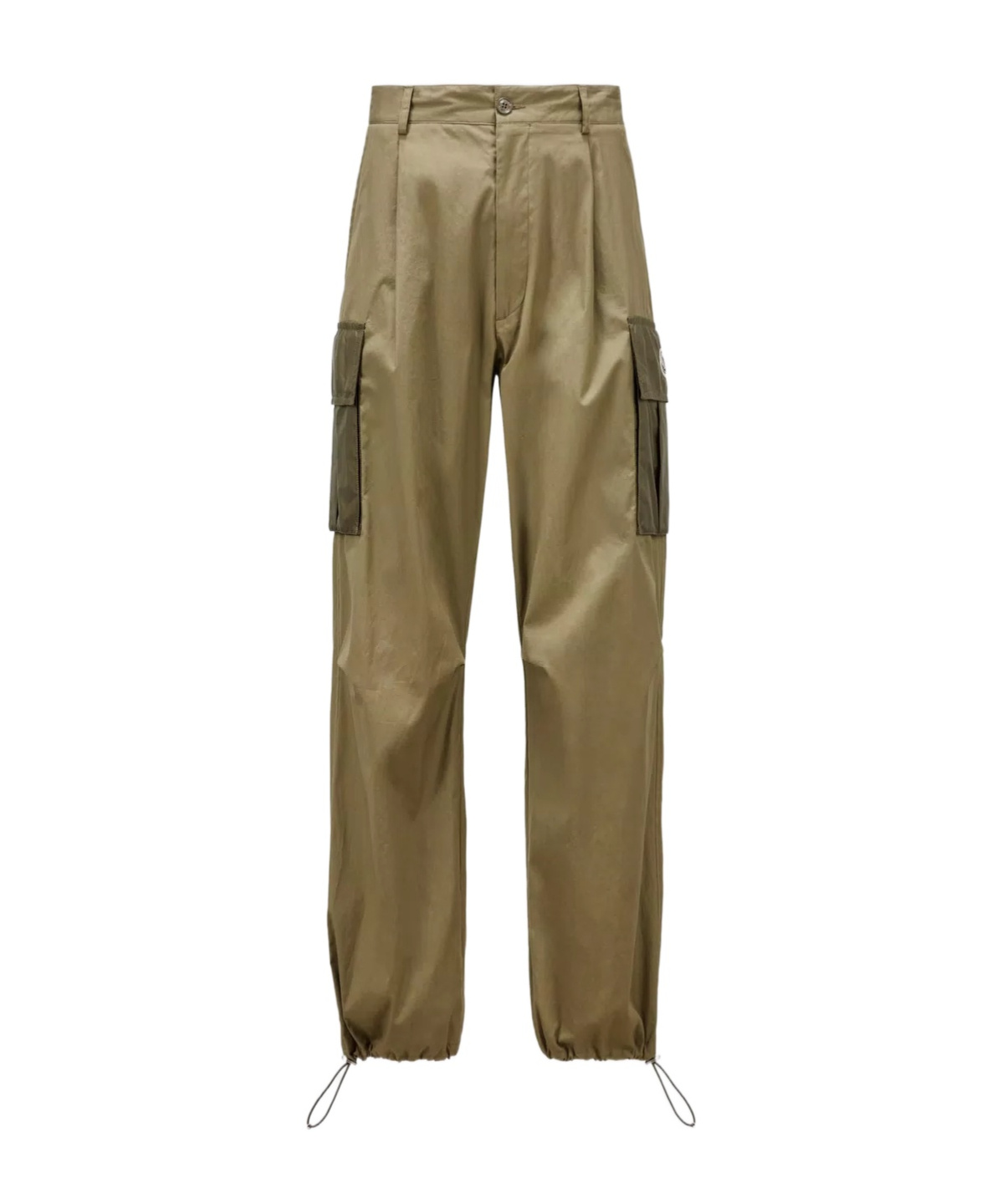Moncler Contrast Pockets Cargo Pants In Brown