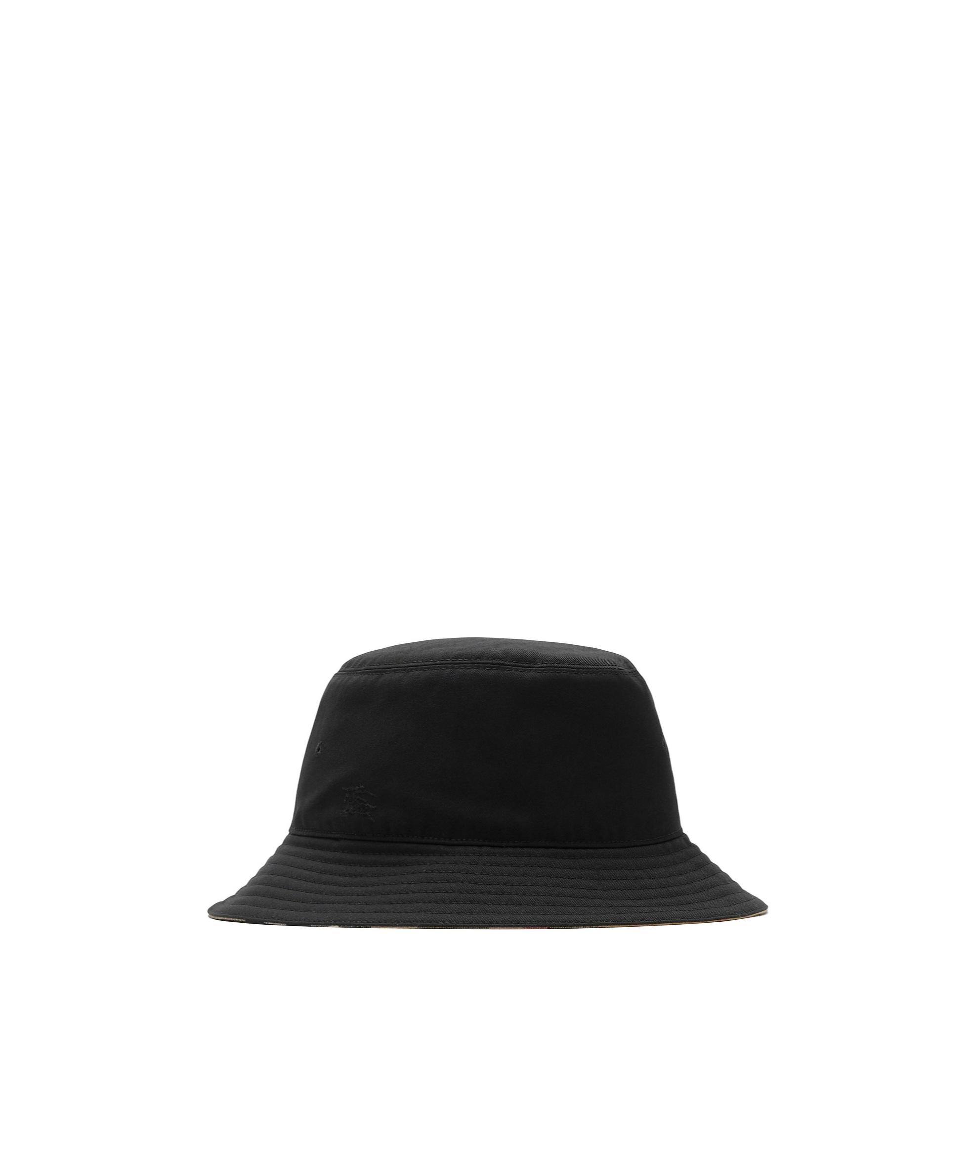 Burberry Vintage Check Reversible Bucket Hat In Black