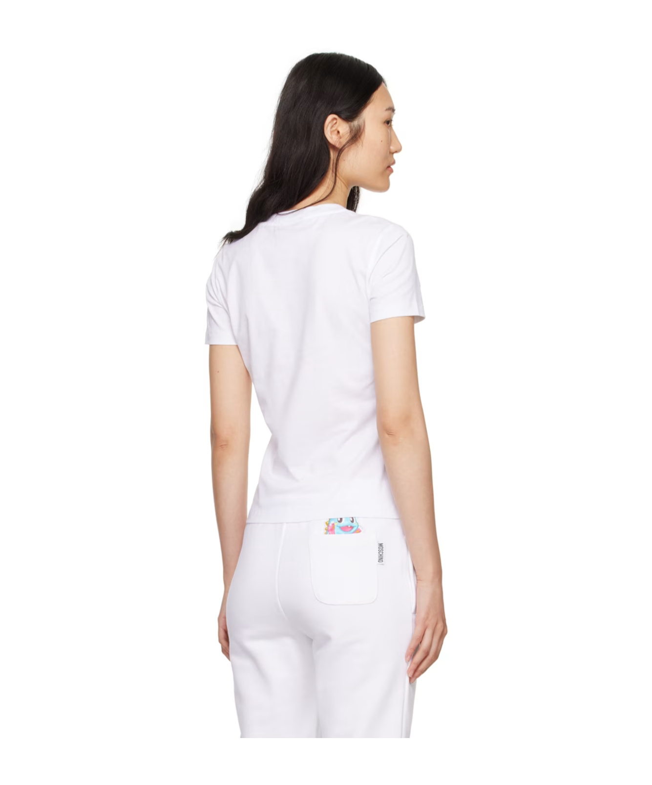Moschino Puzzle Bobble Short Sleeved T-shirt In White