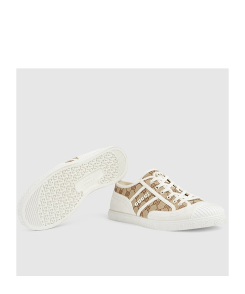 Gucci Fabric Low-top Sneakers For Men In White