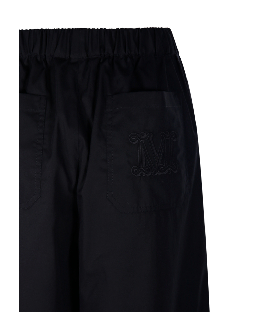Max Mara Loose Waist Casual Pants In Black