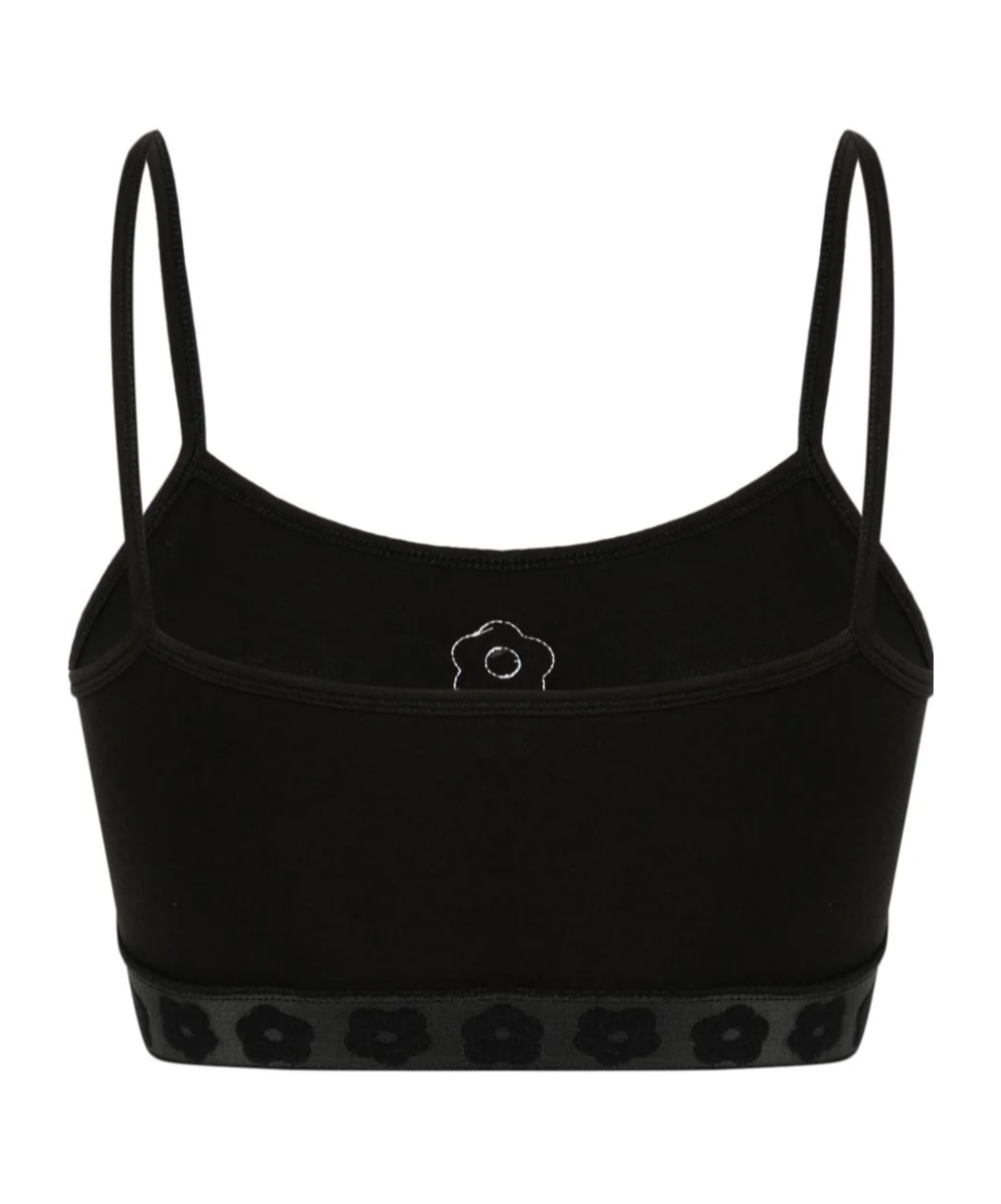Shop Kenzo 'boke 2.0' Embroidered Bra In Black