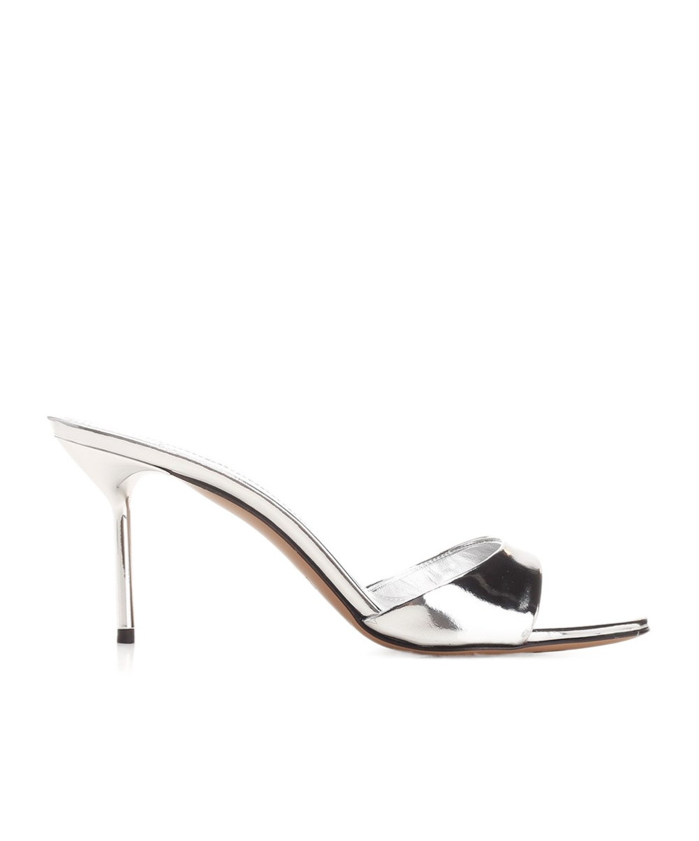 Paris Texas Lidia Mirrored-leather Sandals In White
