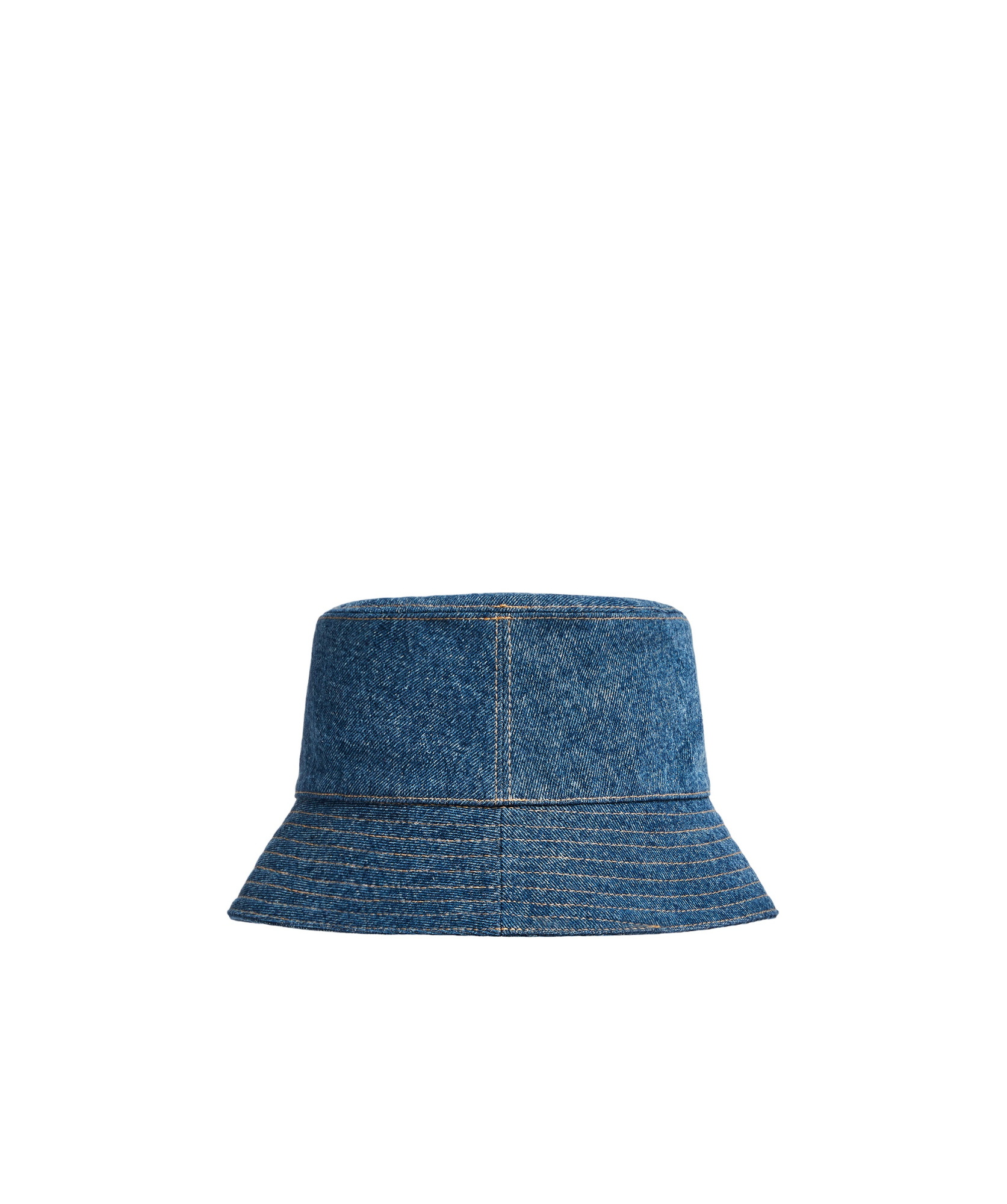 Moncler Logo Sticker Fisherman Hat In Blue