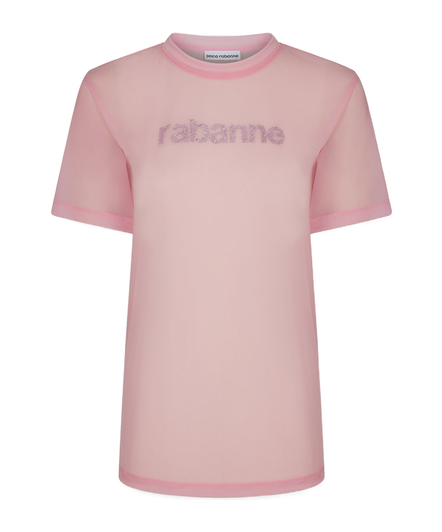 RABANNE LOGO-EMBELLISHED ROUND-NECK T-SHIRT