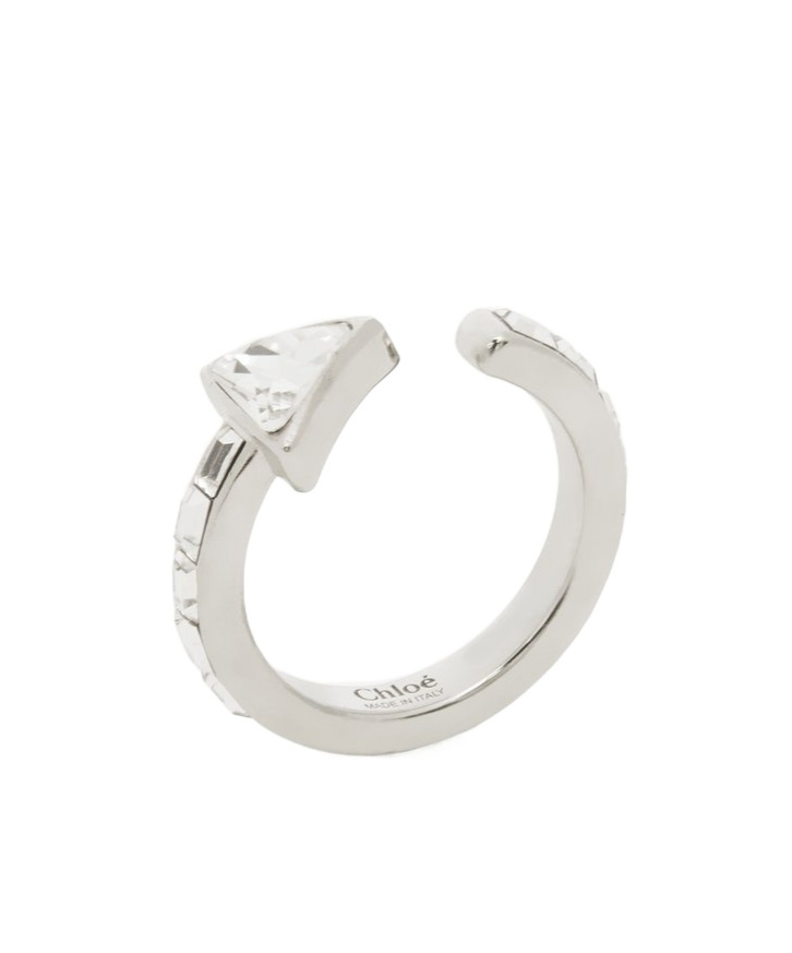Chloé Logo Ring In White