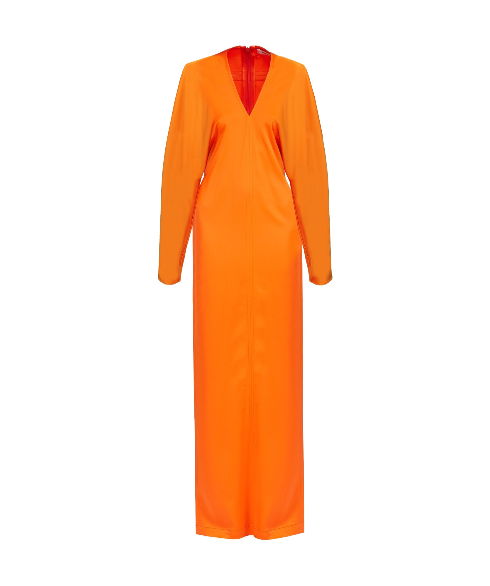 Ferragamo Maxikleid Mit V-ausschnitt In Orange