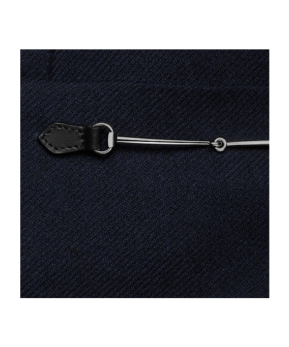 Gucci Horsebit-detail Cashmere-twill Blazer In Blue