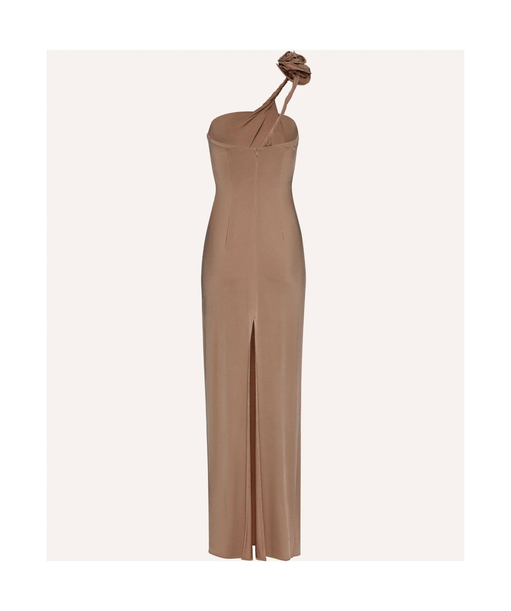 Magda Butrym Rose Decal Dress In Brown