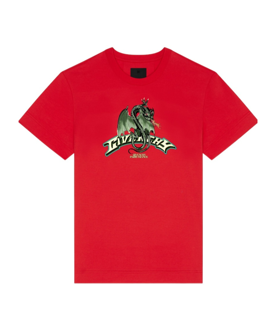 Givenchy Short-sleeved T-shirt In Red