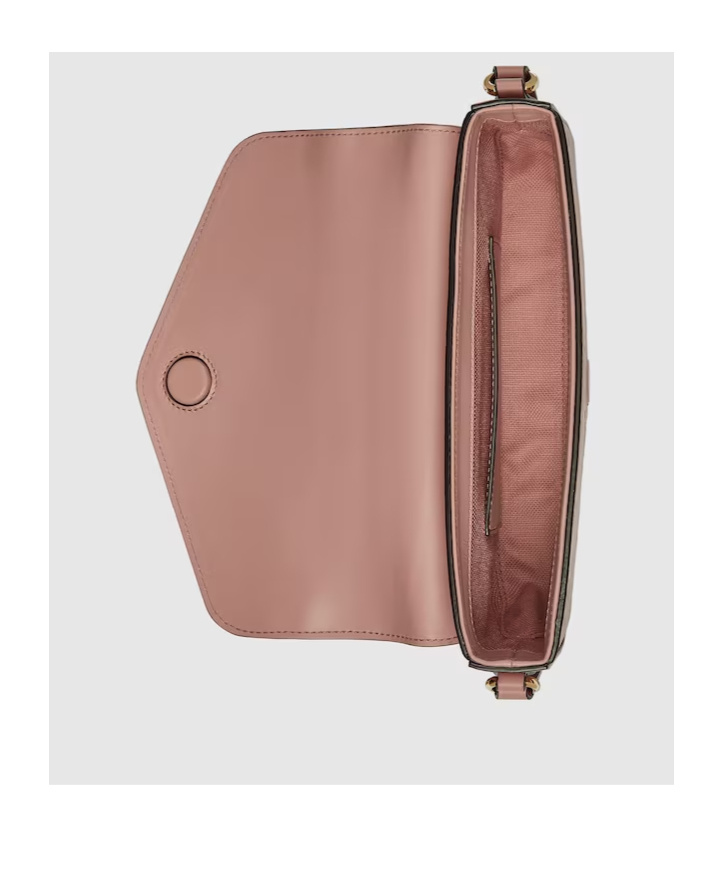 Gucci Gg Super Mini Shoulder Bag In Nude
