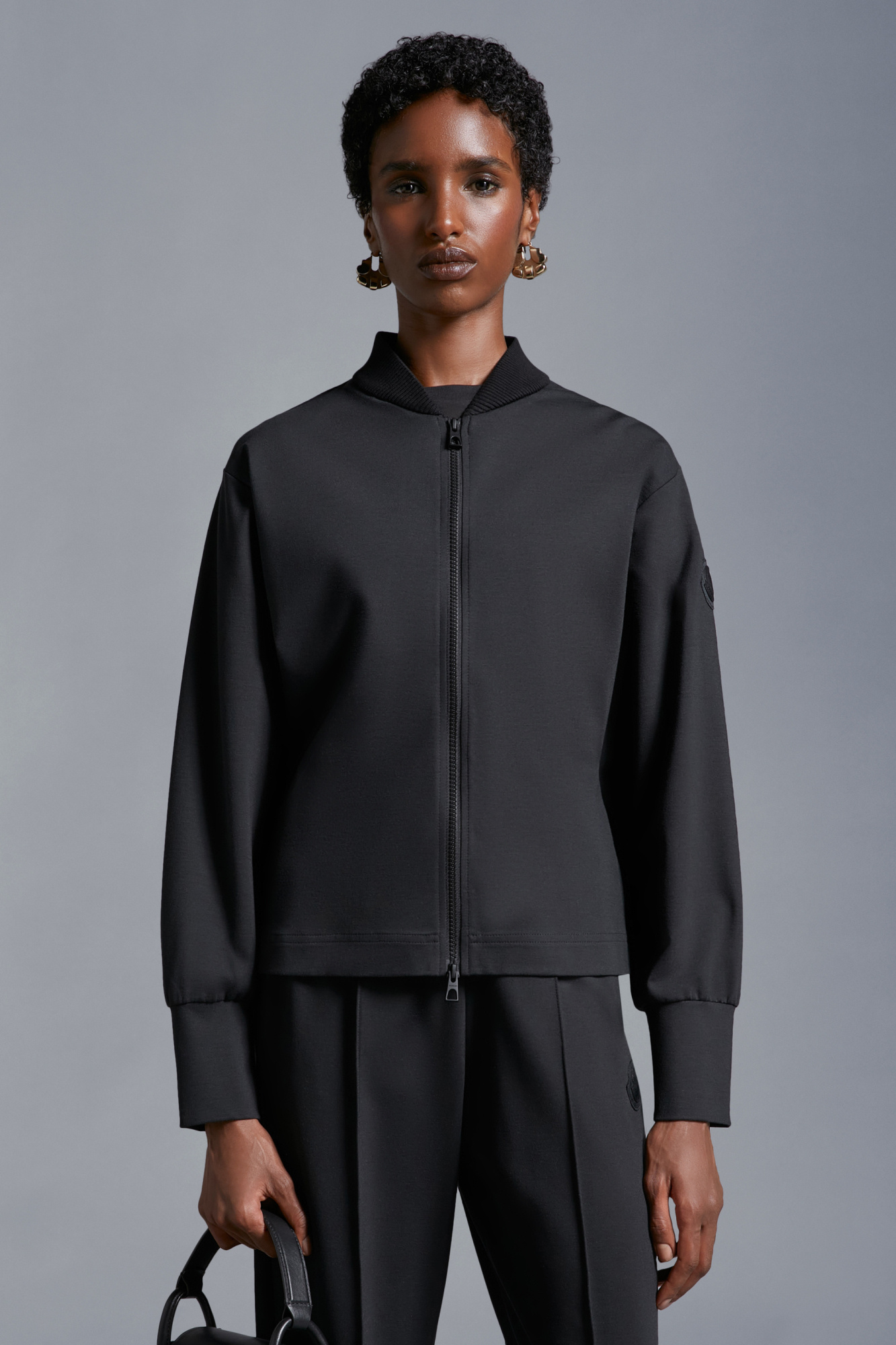 MONCLER ZIP-UP SWEATSHIRT