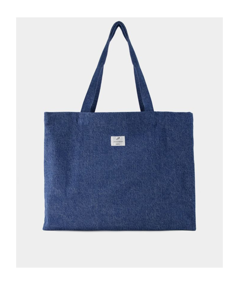 Apc Logo Handbag In Blue