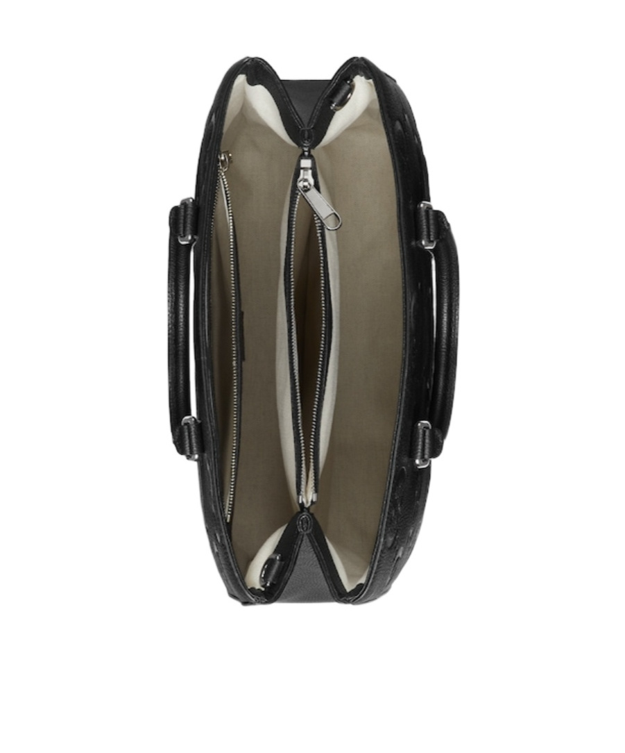 Gucci Medium Jumbo Gg Leather Tote Bag In Black