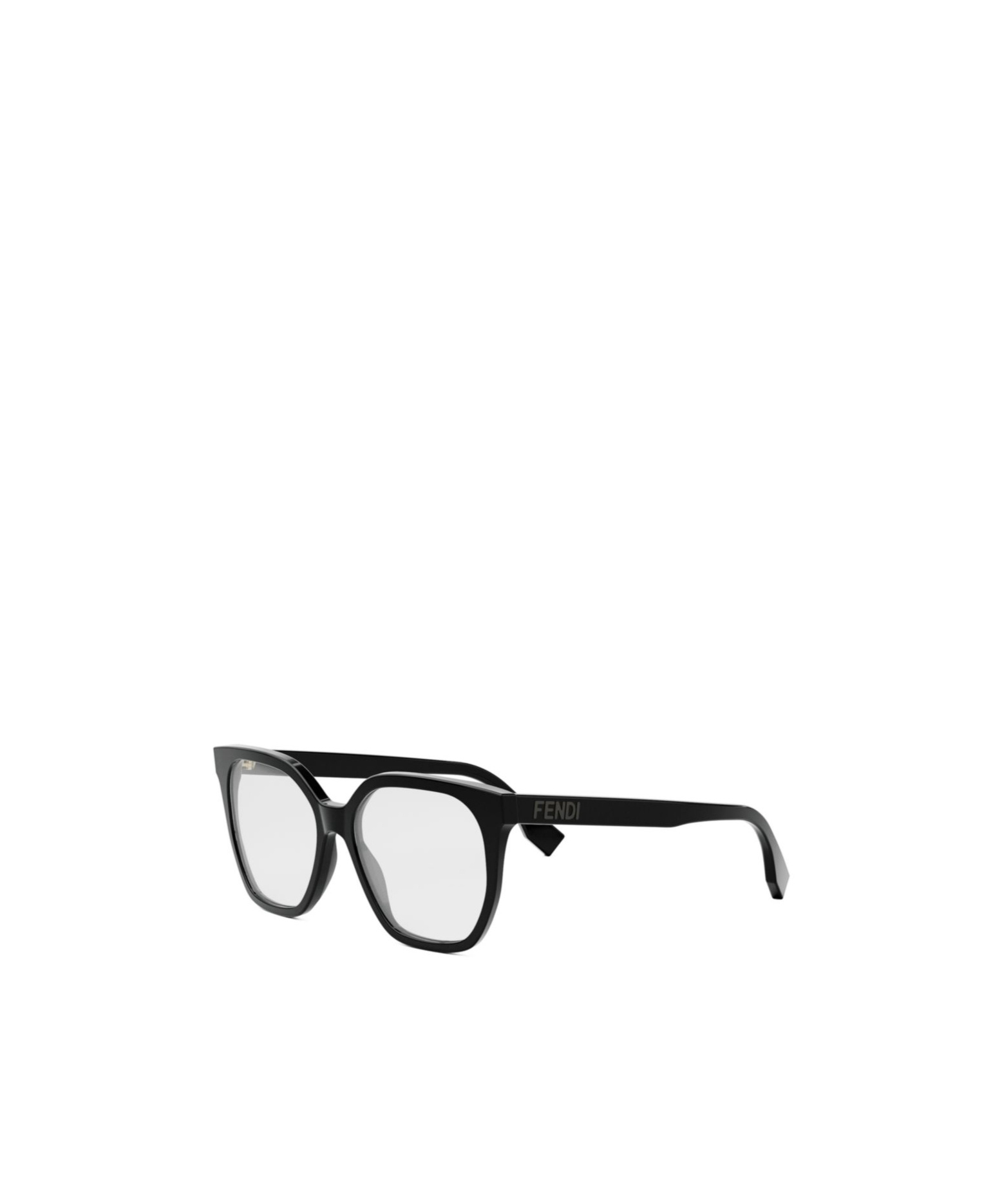 Fendi Eyewear Square Frame Glasses In Black