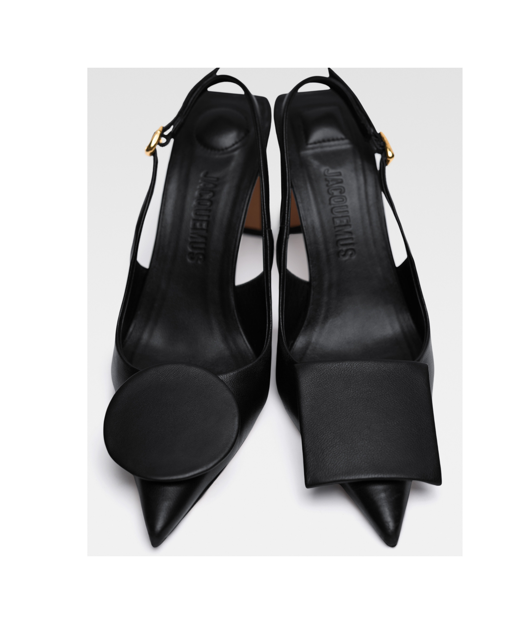 Jacquemus Women Les Slingbacks Duelo Haut Pumps In Black