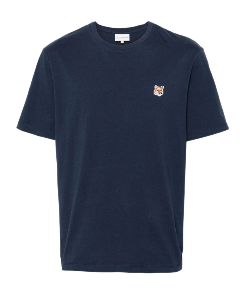 Shop Maison Kitsuné Short-sleeved T-shirt In Blue