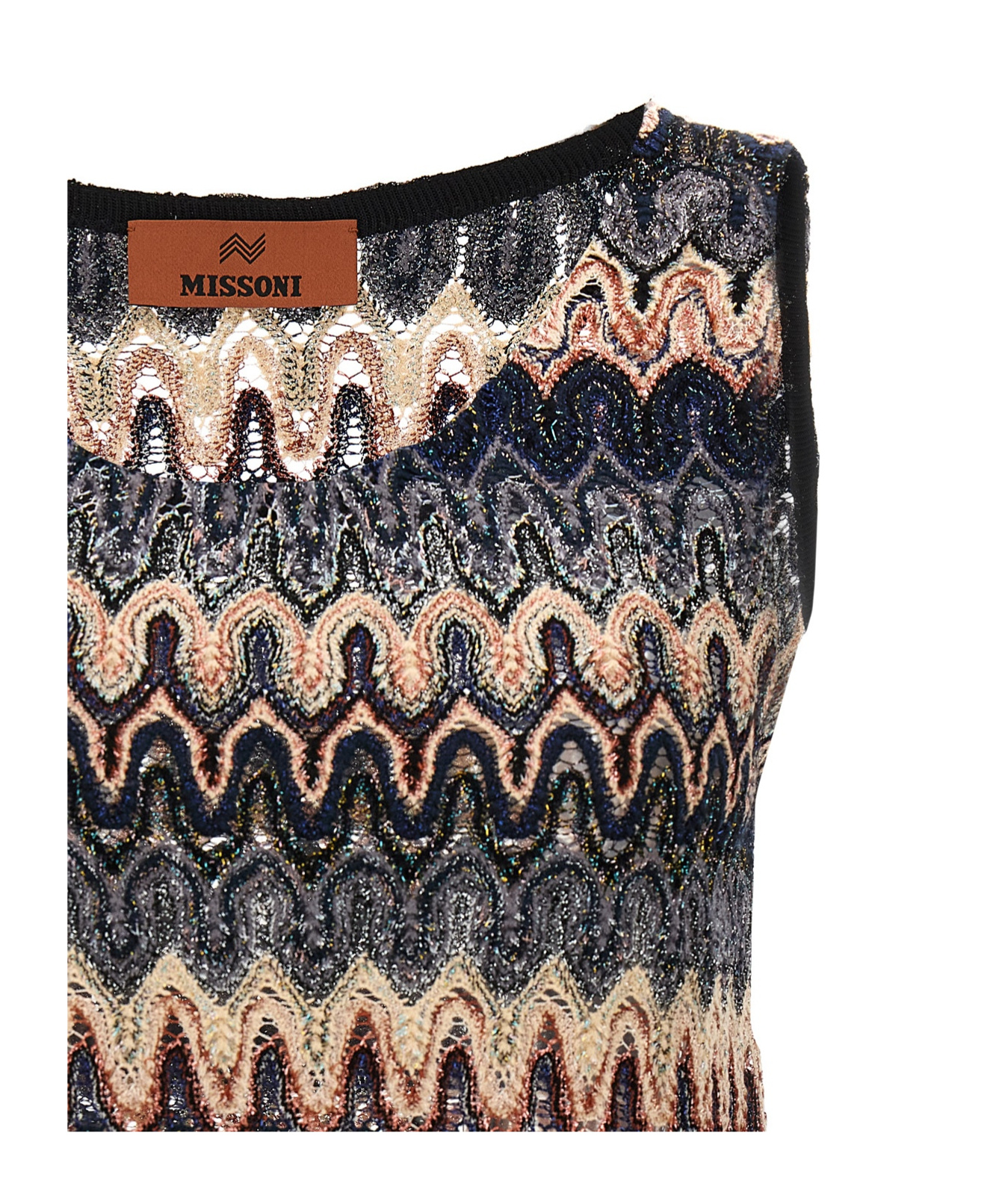 MISSONI WAVE-PATTERN TANK TOP