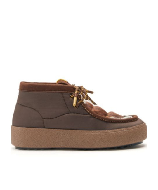 Moon Boot Mb Ltrack Wallaby Mid Pony Brown/cow Print In Brown