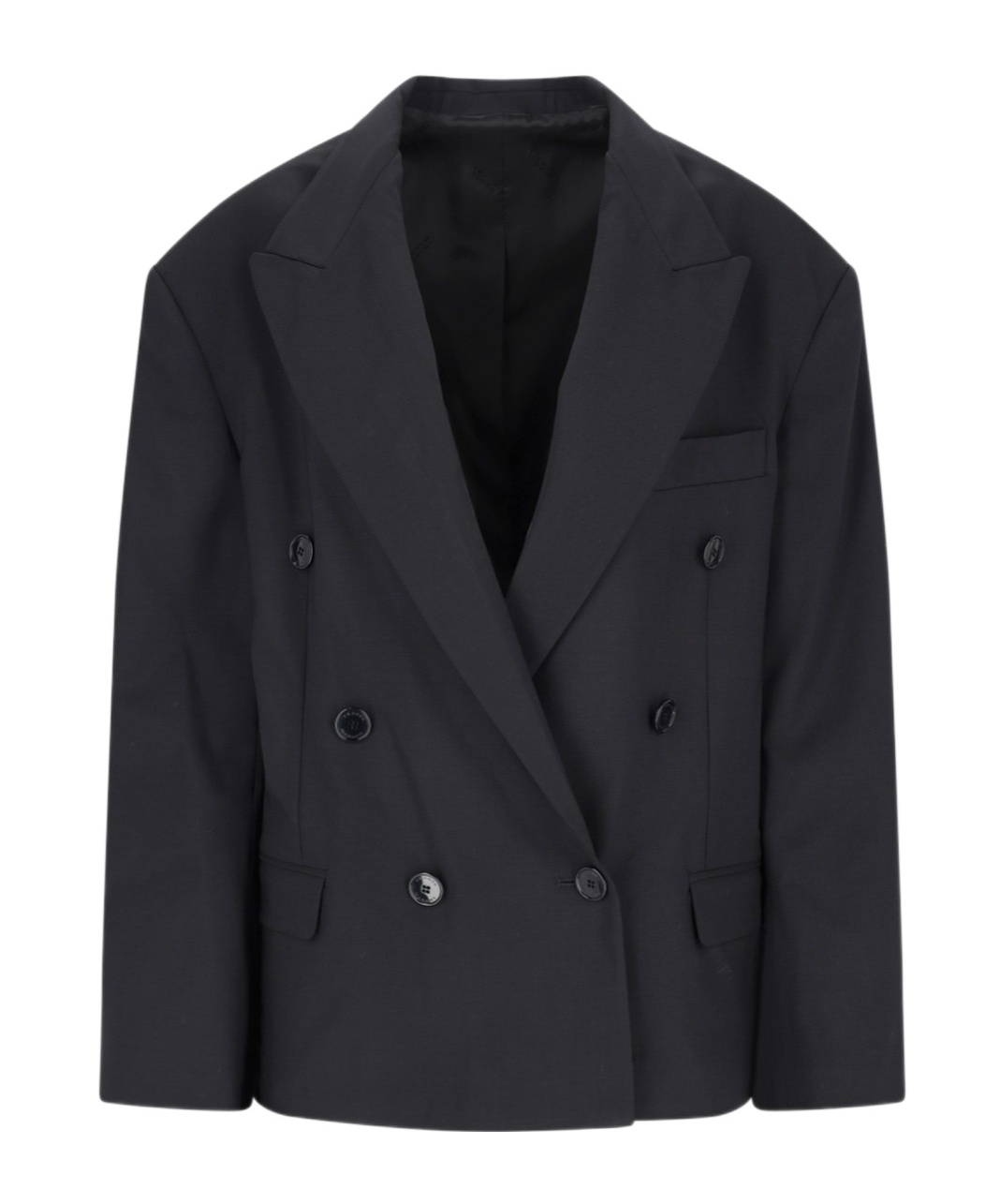 Isabel Marant Double-breasted Tailored Blazer In Black
