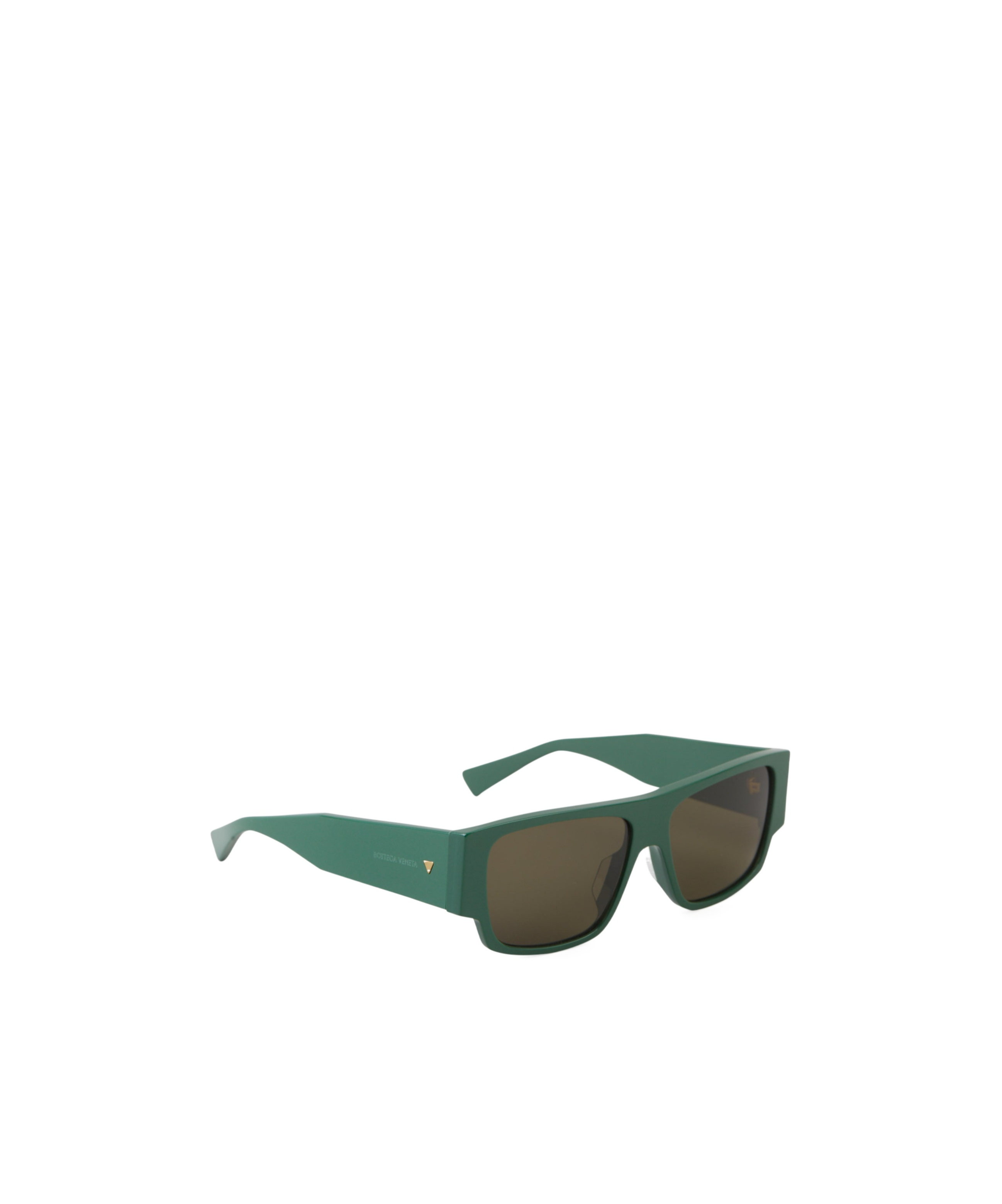 Bottega Veneta Square Sunglasses In Green
