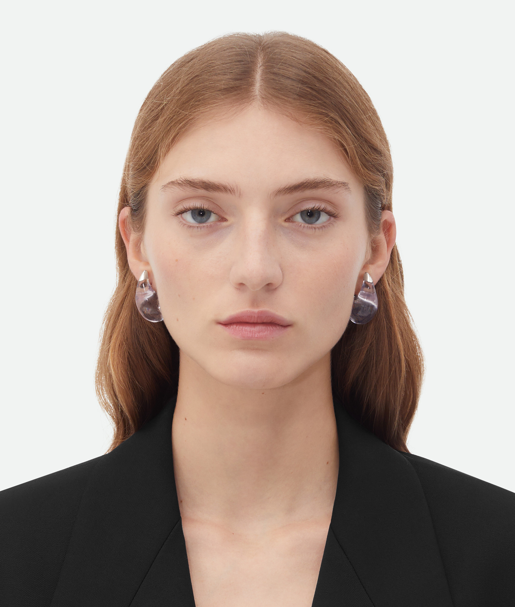 Bottega Veneta Drop Earrings In Gray