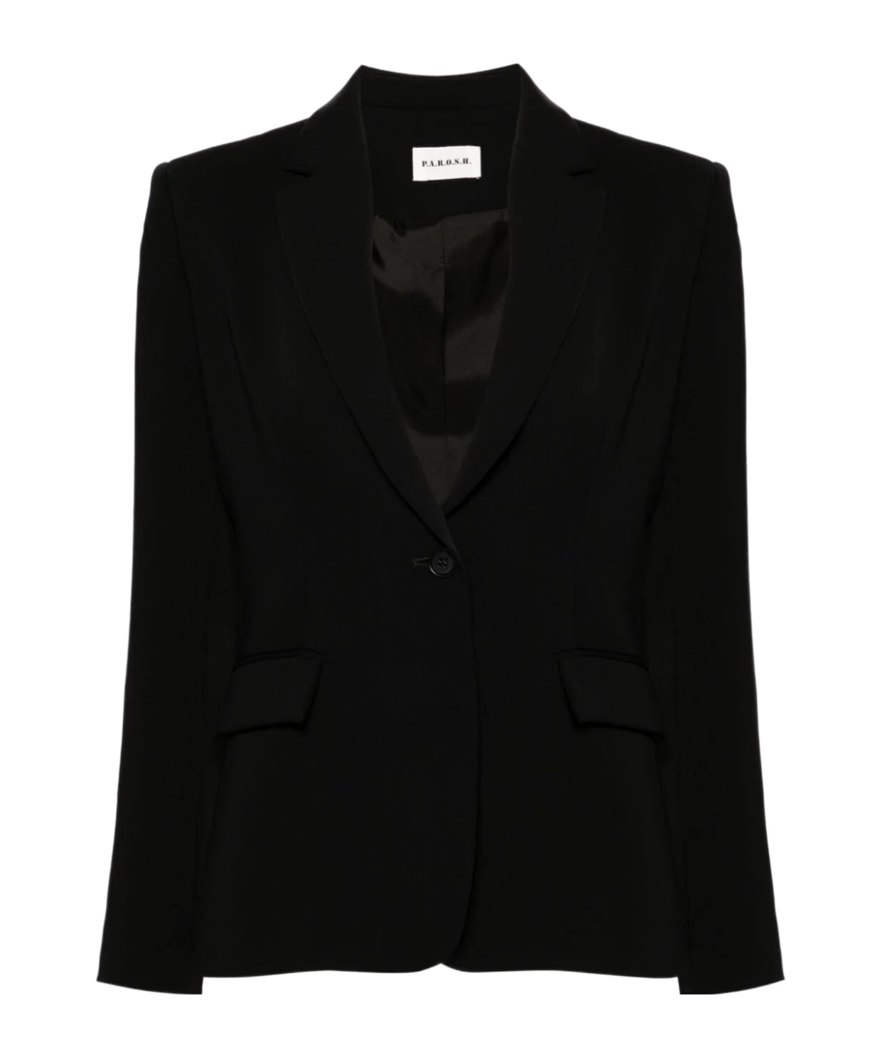 P.a.r.o.s.h Single-breasted Tailored Blazer In Black