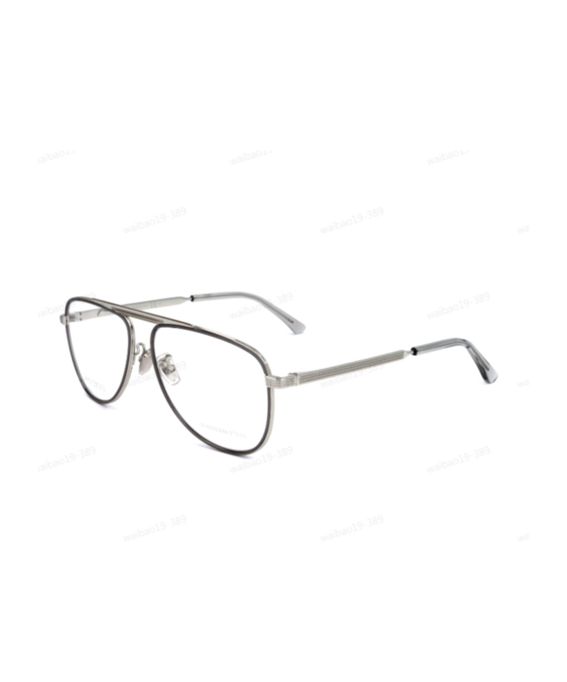 Jimmy Choo Eyewear Aviator Frame Glasses In White