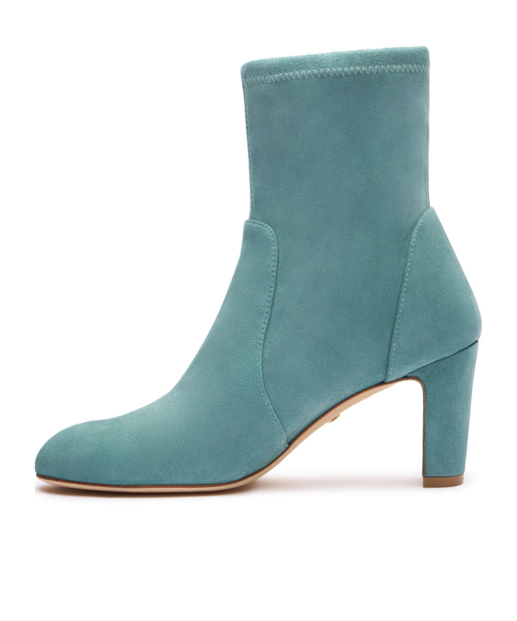 Stuart Weitzman Vida 75mm Suede Ankle Boots In Blue