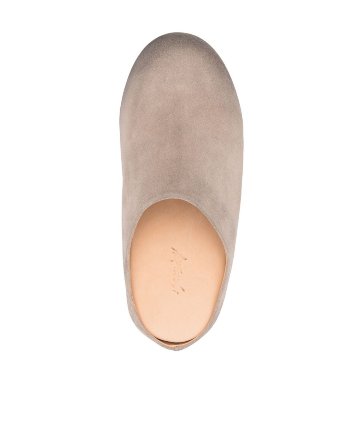 Marsèll Large Suede Round Toe Loafers In Nude
