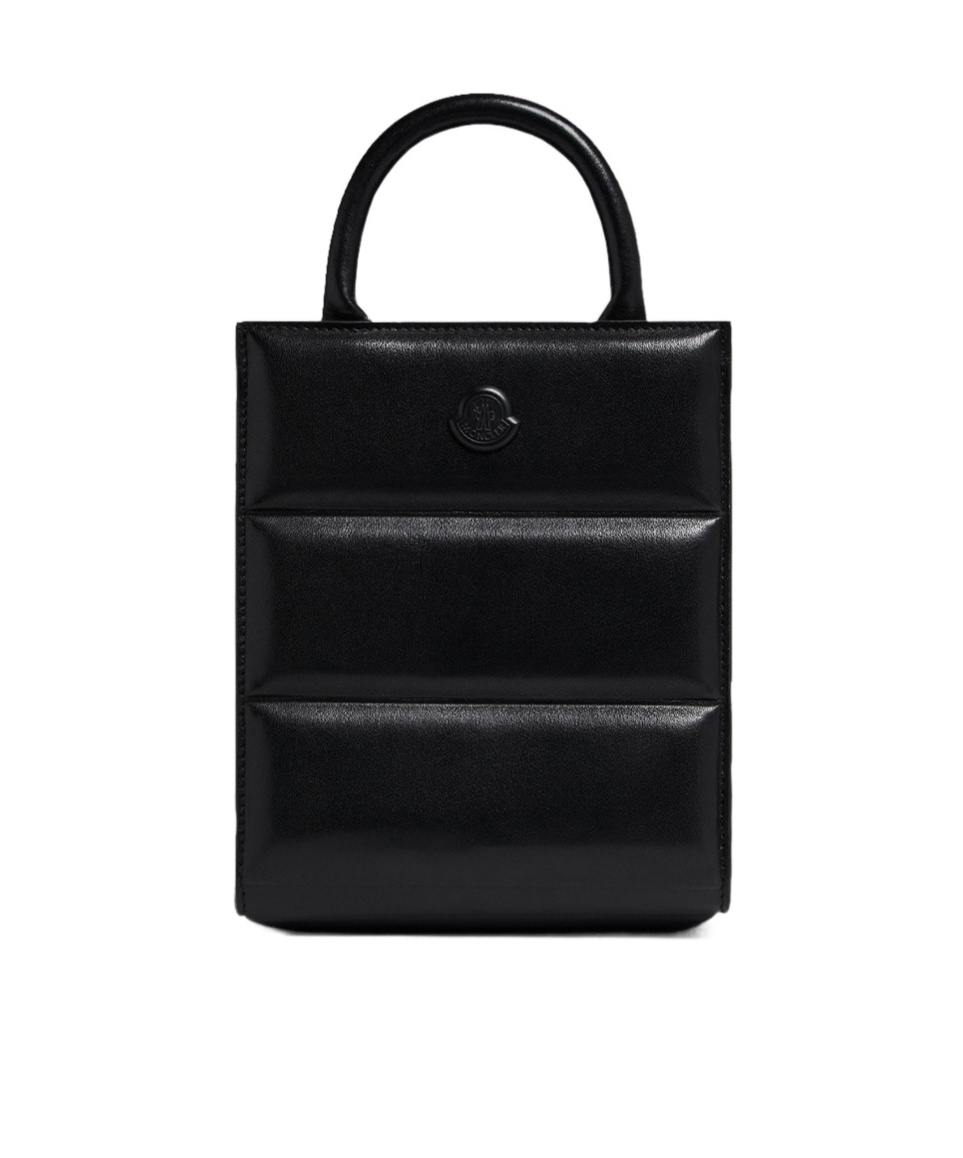 MONCLER DOUDOUNE LEATHER MINI TOTE BAG